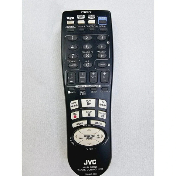 JVC LP20303-008 Original OEM Genuine Wireless Remote Control TESTED - Picture 1 of 5